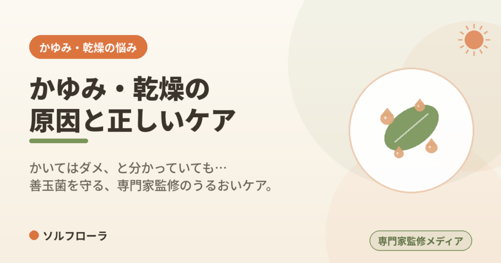 かゆみ・乾燥の原因と正しいケア